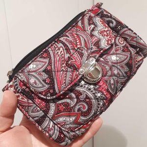 DENVER HAYES PINK PAISLEY PRINT WALLET IN GREAT CONDITION!